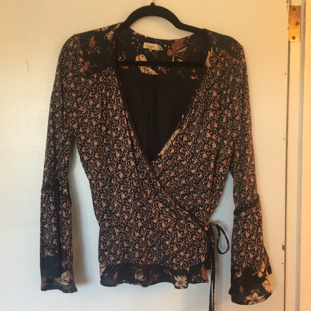 Faherty Wrap Blouse - image 1